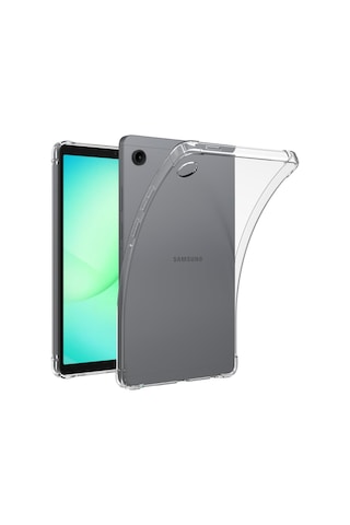 Samsung Galaxy Tab A11 8.7 İnç Sm-x130 Uyumlu Köşe Korumalı Şeffaf Esnek Antishock Kılıf Arka Kapak Samsung Galaxy Tab A11 8.7 İnç Sm-x130 Uyumlu Köşe Korumalı Şeffaf Esnek Antishock Kılıf Arka Kapak