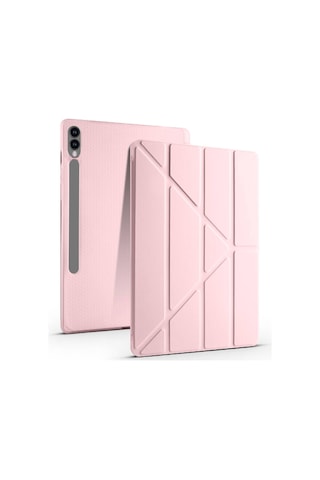 M.Tk Moveteck Samsung Galaxy Tab S9 FE Plus SM-X610 Uyumlu Kalem Bölmeli Yuvalı Kılıf