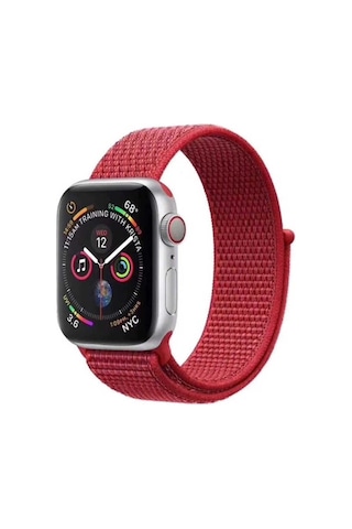 Apple Uyumlu Watch 44mm Krd-03 Hasır Kordon-34-lilac