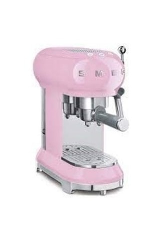 Smeg ECF02PKEU 50's Style Pembe Espresso Kahve Makinesi