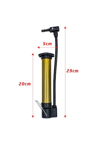5318 Mini El Tipi Bisiklet Tekeri Şişirme Hava Pompası