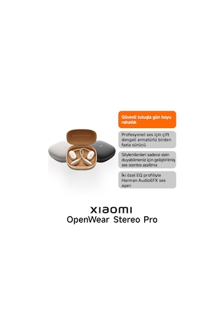 Xiaomi OpenWear Stereo Pro TWS Bluetooth 5.4 Kulak İçi Kulaklık