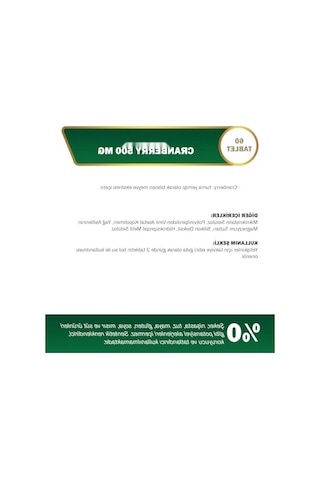 Yüksek Doz Turna Yemişi Ekstresi - 500mg 60 Tablet