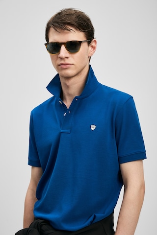 Lufian Laon Smart Erkek Polo Tişört Koyu Saks Koyu Saks 111040230100245