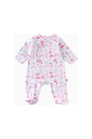 Boumini Bebek Patikli Bebek Tulumu Meyve Desenli-renkli Çok Renkli