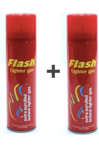 Flash Çakmak Gazı 270 Ml x 2 Adet . Çakmak Gazı