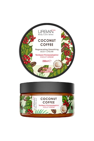 Coconut Coffee Yenileyici Ve Pürüzsüzleştirici Vücut Kremi 200 Ml-vegan