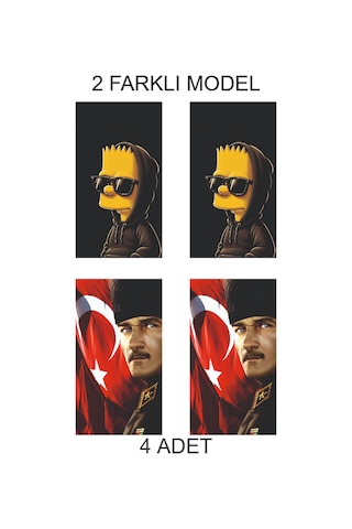 Exclusive Tasarım Kapı Direk Folyo Sticker Etiket