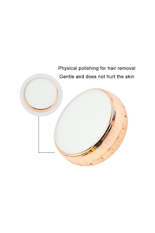 Manuel Cam Tıraş Makinesi Fiziksel Ağrısız Nazik Epilatör Mat Beyaz