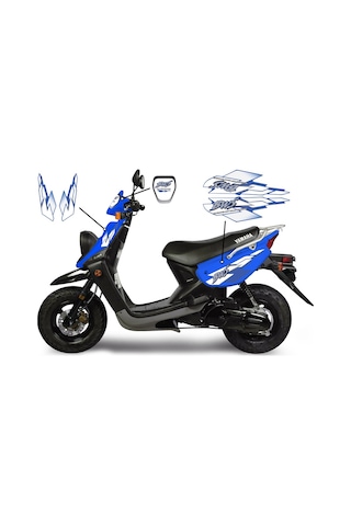 Motosiklet Sticker Seti Yamaha Bws 100 Mavi