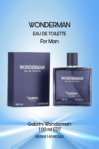 Gabrini Wonderman Erkek Parfüm EDT 100 ML