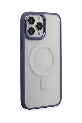 Mey İthalat Apple Uyumlu iPhone 15 Pro Max Kılıf Room Magneticsafe Silikon - Sierra Blue Çok Renkli