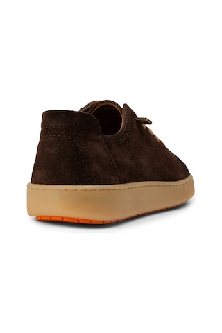 Deery Kadın Hakiki Süet Kahverengi Sneaker Ayakkabı - Se605zkhvc01