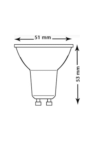 Osram Gu10 5w Led Ampul 3000k Günışığı 10'lu Paket