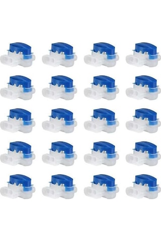 Pazly 20'li Paket Su Geçirmez Robot Çim Biçme Makinesi Kablosu Bağlantı Elemanı - 600v Dayanıklı