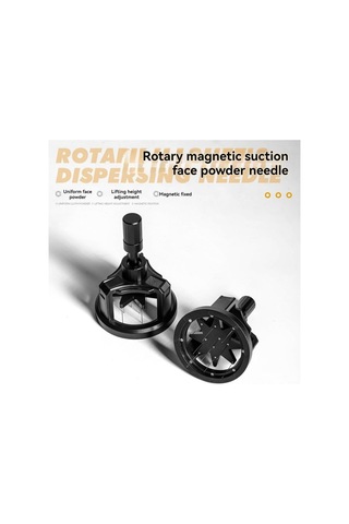 Geekyou 51mm Derinlik Ayarlanabilir Kahve Karıştırıcı - Paslanmaz Çelik-alüminyum Döner İğne Dağıtıcı Aleti Siyah