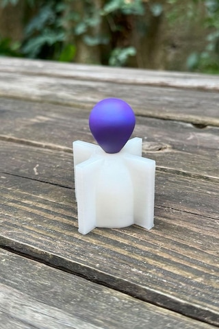 Rufus Concept Balon Elips Orta Boy Silikon Mum Kalıbı