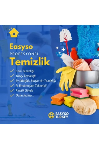 Eko Cam Sileceği Plastik Pratik Aparat Camsil Zemin Tezgah Ve Yüzey Temizleyici Alet Çok Amaçlı Asorti Renkli Easyso1969 Çok Renkli