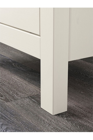 Komodin-şifonyer Hemnes Meridyendukkan Beyaz Vernik, 54x66 Cm 2 Çekmeceli