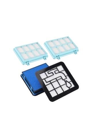 Philips Powerpro Compact Fc9331 Fc9332 Fc8010 Elektrikli Süpürge İçin 2'li Filtre Seti