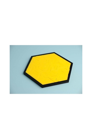 Altıgen Geometrik Tepsi Bulmacası, Zorlu Ve Eğlenceli Puzzle Keyfi