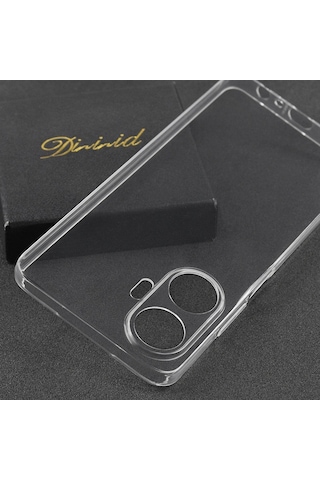Realme C55 Kılıf Şeffaf İnce Ve Esnek Süper Silikon Kılıf