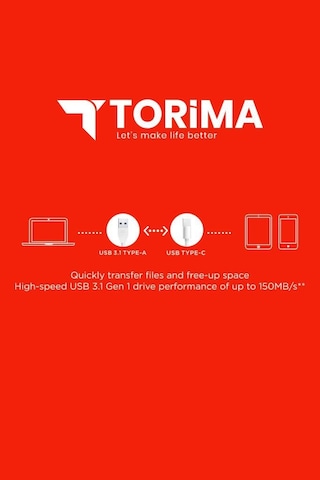 Torima Siyah 64gb Çift Sürücülü Usb-type-c Otg