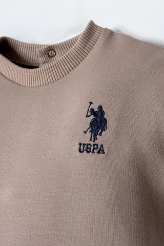 U.S. Polo Assn. Erkek Bebek 2 Li T-şhirt Takım Kum-2263 Kum