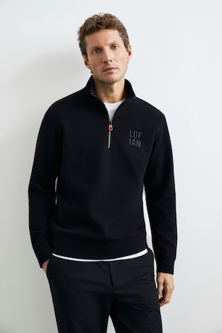 Lufian Chase Erkek Sweatshirt 112030213 Siyah