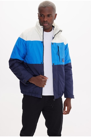 The Crow Madrid Lacivert-indigo-off White Dolgulu Mont Çok Renkli