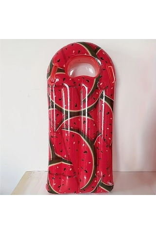 Honeybeeshop Yaz İçin Şişme Çok Renkli Dalga Tahtası Hindistan Cevizi Ağacı Desenli Kalın Pvc Tutma Kolu Su Malzemeleri 1pc