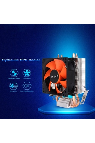 Didadodo Sessiz Hidrolik Cpu Soğutucu - Bakır Borulu Intel/amd Uyumlu, Yüksek Performanslı