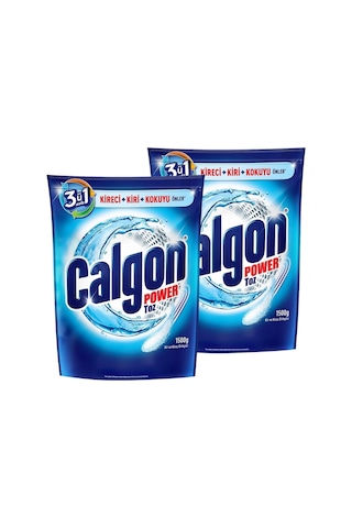 Calgon Çamaşır Makinesi Kireç Önleyici Toz 1500 Gr X2