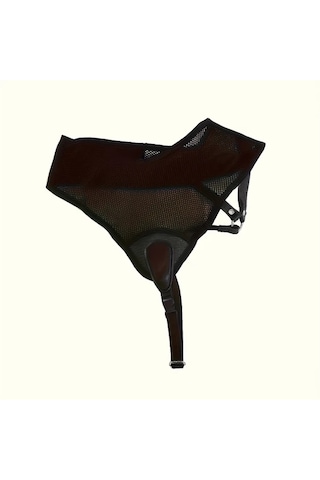 Fochsia Siyah Ayarlanabilir Okçuluk Göğüs Koruyucu Nefes Alabilir Ağ Yapılı Yumuşak Polyester