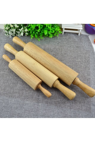 Yifomall Kuru Ağacı Noel Geyiği Desenli Yoğurma Çubuğu, 43cm Büyük Boy, Hamur Yoğurma, Mantı, Pastane Gereci, Dayanıklı Ve Temizlenmesi Kolay