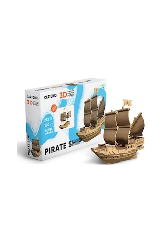 Cartonic 3d Puzzle - Pırate Shıp