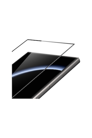 Logis Samsung Galaxy Uyumlu S25 Ultra Antistatik 5d Tam Kaplayan Ekran Koruyucu Cam