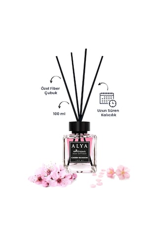 Alya Nature's Scents Cherry Blossom + Mango + Sandalwood Bambu Çubuklu Oda Kokusu 3 x 100 ML