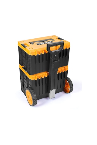 Master Case Tekerlekli 2 Li Set Büyük Tekerlekli Teknisyen Takım Çantası M-l