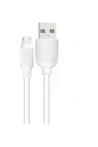 3 Adet Beyaz 2 Amper Micro Usb Android Uyumlu Cep Telefonu Şarj Kablosu Samsung Htc Lg Sony