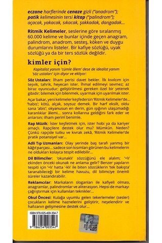 Söz Ustaları İçin Ritmik Kelimeler