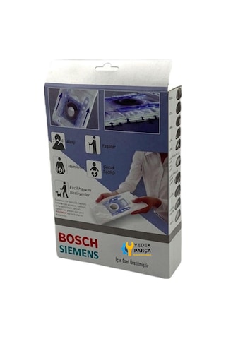 Bosch Uyumlu Ultra 12 Silence Elektrikli Süpürge Kutulu Toz Torbası