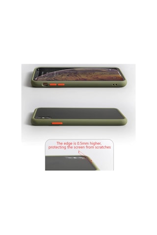 Apple Uyumlu iPhone Xs Max 6.5 Mat Airbag El İzi Yapmayan Kaliteli Kılıf Siyah -