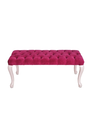 Masifart_Mobilya Masifart Kapri 120 Cm Kapitoneli Bench Puf Beyaz Lake (549289960)
