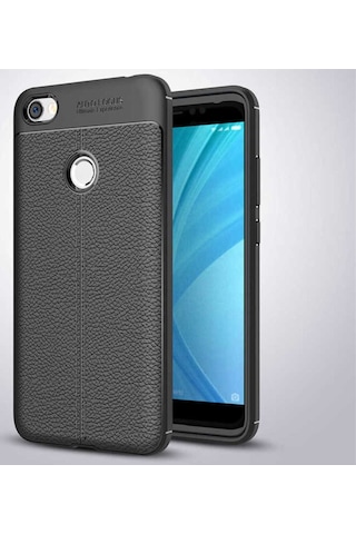 Xiaomi Redmi Note 5a Kılıf Zore Niss Silikon Kapak Siyah