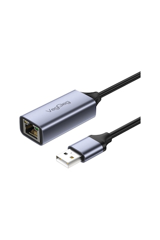 Veggieg Usb 2.0 100mbps Rj45 Lan Ethernet İnternet Çevirici Dönüştürücü