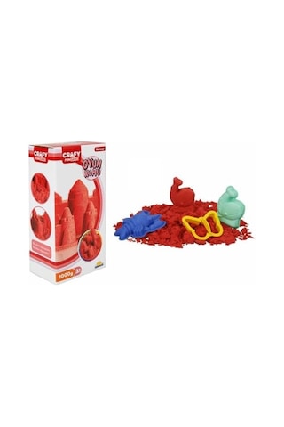 Crafy Oyun Kumu 1000 Gr Kırmızı