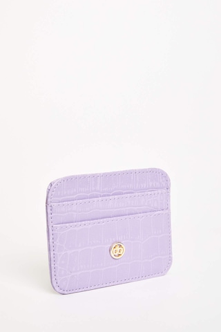Defacto Kadın Suni Deri Croco Kartlık W2526AZNSPR46 Mor