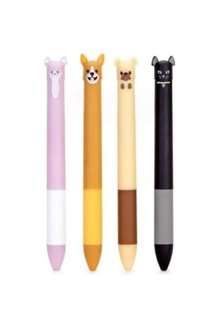 Kikkerland Dog & Cat Multi Renkli Tükenmez Kalem Çok Renkli