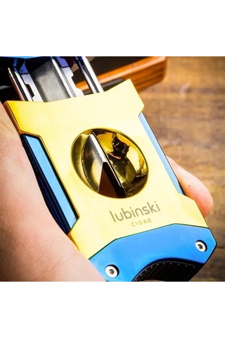 Lubinski V-cut Puro Kesici Blue-gold 60ring